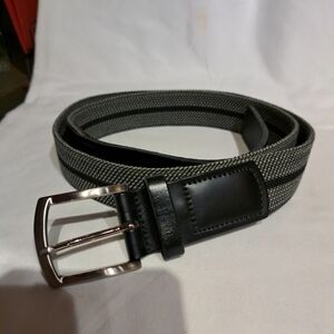 Elegant Black and Gray Men's Belt